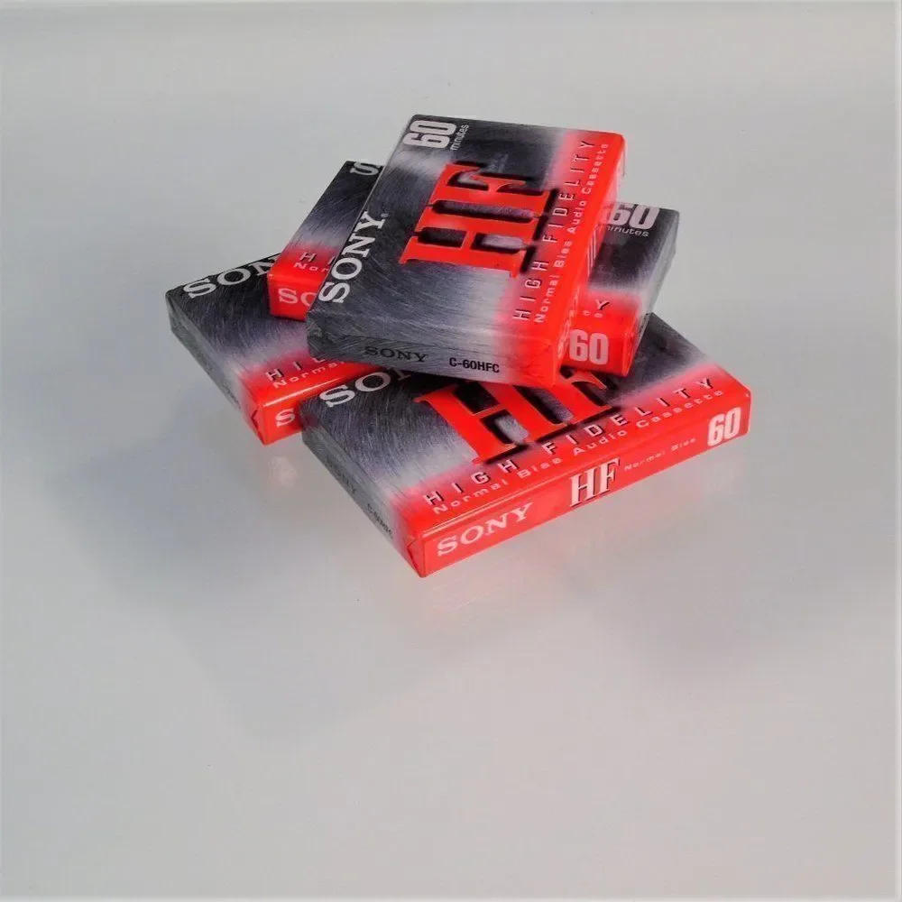 Sony Blank Cassette Tapes HF 60 Minutes
